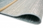 Preview: Moderner Teppich Wohnzimmerteppich Kurzflor uni blau meliert