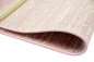 Mobile Preview: Moderner Teppich Wohnzimmerteppich Kurzflor uni rosa meliert