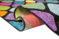Preview: Teppich Design Wohnzimmer Teppich bunt gemustert