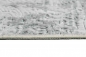 Preview: Teppich Paisley Muster Wohnzimmerteppich mit Fransen waschbar grau