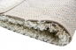 Preview: Shaggy Teppich Wohnzimmerteppich Hochflor Langflor Rauten creme beige