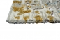 Preview: Moderner Teppich Kurzflor Teppich Wohnzimmerteppich grau bunt senfgelb türkis