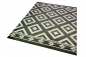 Preview: Teppich modern Wohnzimmer Teppich marokkanisches Design grau weiß