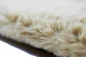 Preview: Teppich Rabbit Kunstfell Hochflorteppich Faux Fur beige hellbraun