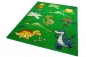 Preview: Kinderteppich Dinosaurier Kinderzimmerteppich Dinos grün