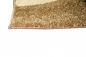 Preview: Moderner Teppich Wohnzimmer Teppich Kurzflor Teppich mit Konturenschnitt Ranken beige creme