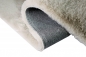 Preview: Teppich weich Kunstfell Hochflorteppich Faux Fur waschbar beige