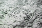 Preview: Teppich Paisley Muster Wohnzimmerteppich mit Fransen waschbar anthrazit