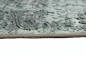 Preview: Teppich Paisley Muster Wohnzimmerteppich mit Fransen waschbar anthrazit