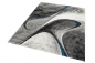 Preview: Teppich modern Wohnzimmerteppich abstrakt in grau blau