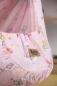 Preview: Babytraum FEDERWIEGEN Einschlafhilfe WASCHBAR "Sterne Kätzchen & Wölkchen" rosa