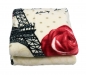 Preview: Decke Kinderdecke Tagesdecke Wohndecke Eiffelturm Paris rosa taupe Preview: Decke Kinderdecke Tagesdecke Wohndecke Eiffelturm Paris rosa taupe