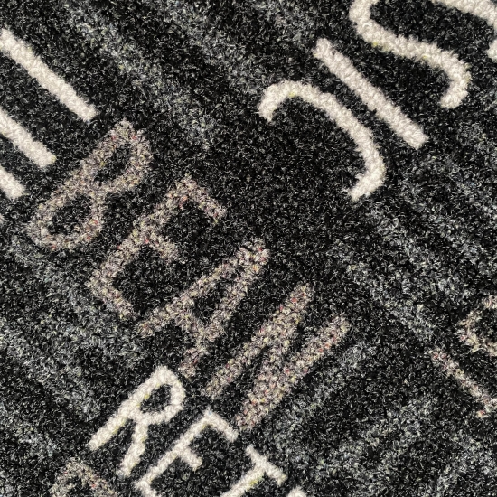 Preview: Küchenläufer I Gelrücken I Schriftzug I beige, weiß Preview: Küchenläufer I Gelrücken I Schriftzug I beige, weiß