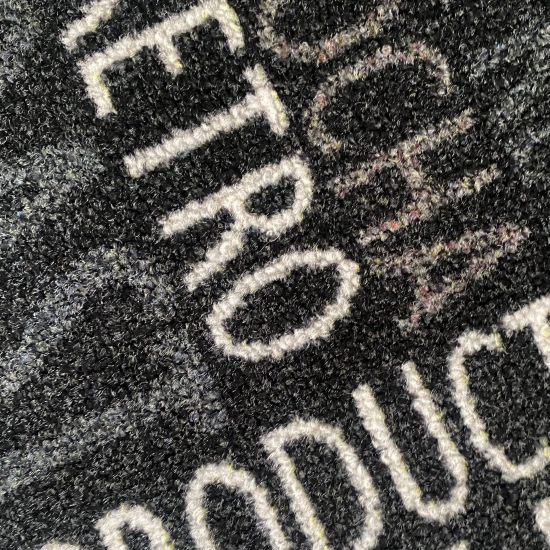 Preview: Küchenläufer I Gelrücken I Schriftzug I beige, weiß Preview: Küchenläufer I Gelrücken I Schriftzug I beige, weiß