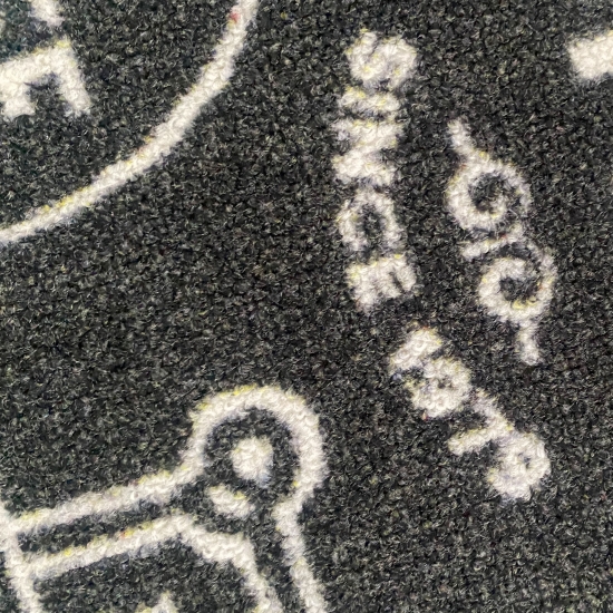 Preview: Küchenläufer I Gelrücken I Schriftzug I schwarz, weiß Preview: Küchenläufer I Gelrücken I Schriftzug I schwarz, weiß