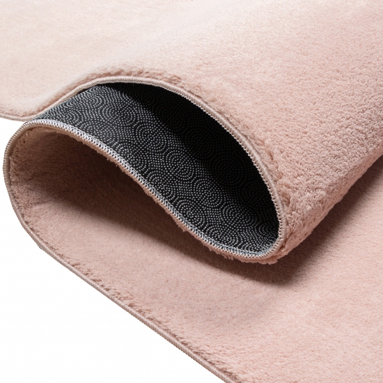 Stilvoller Hochflor-Teppich in Blush – Luxus und Rutschfestigkeit vereint!