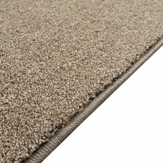 Eleganter brauner Teppich – Perfekt für Flur, Diele, Garderobe und Schlafzimmer