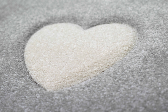 Preview: Kinderteppich Kinderzimmer Spiel Teppich Punkte Herz Stern Design creme schwarz grau Preview: Kinderteppich Kinderzimmer Spiel Teppich Punkte Herz Stern Design creme schwarz grau