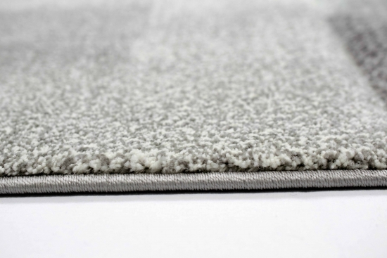 Kinderteppich Kinderzimmer Spiel Teppich Punkte Herz Stern Design creme schwarz grau