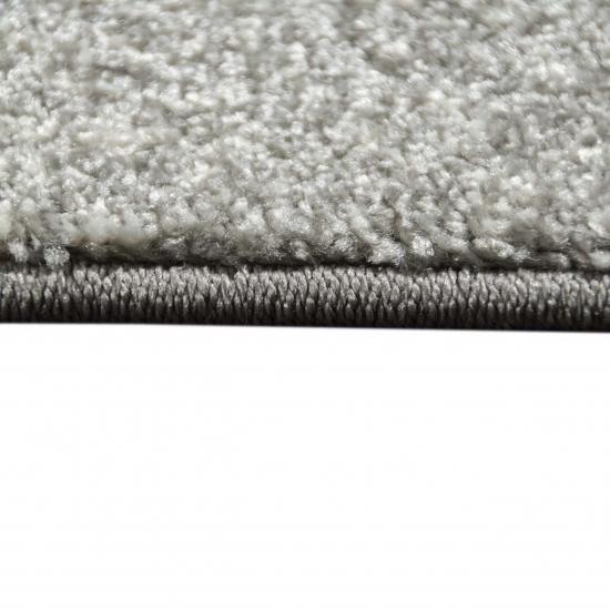 Preview: Wohnzimmerteppich Designer Teppich modern kurzflor vintage seitlich gekettelt in grau creme Preview: Wohnzimmerteppich Designer Teppich modern kurzflor vintage seitlich gekettelt in grau creme