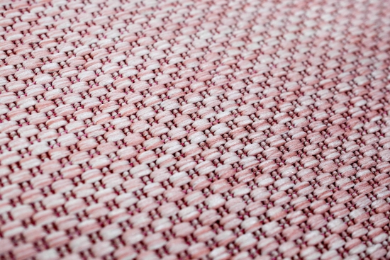 Teppich In- & Outdoor Sisal Balkon Küche Garten Flur Läufer Uni rosa