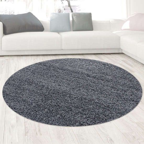 Preview: Moderner Shaggy Teppich Anthrazit – Flauschiger Hochflor & Pflegeleicht Preview: Moderner Shaggy Teppich Anthrazit – Flauschiger Hochflor & Pflegeleicht