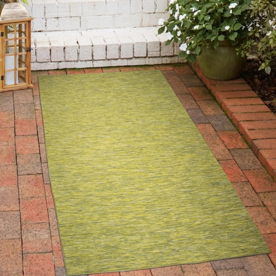 Küchenteppich Indoor Teppich Outdoor Teppich beidseitig nutzbar grün meliert