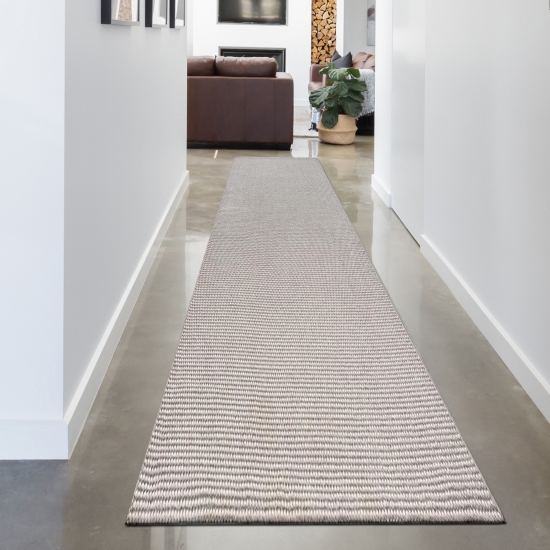 Preview: Teppich Wohnzimmer flach im schönem modernen Design in beige Preview: Teppich Wohnzimmer flach im schönem modernen Design in beige