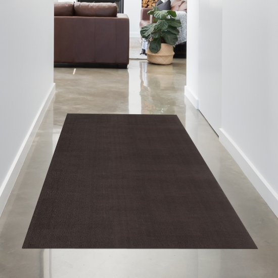 Preview: Teppich Braun mit Anti-Rutsch – Weich, modern & vielseitig für Ihr Zuhause Preview: Teppich Braun mit Anti-Rutsch – Weich, modern & vielseitig für Ihr Zuhause