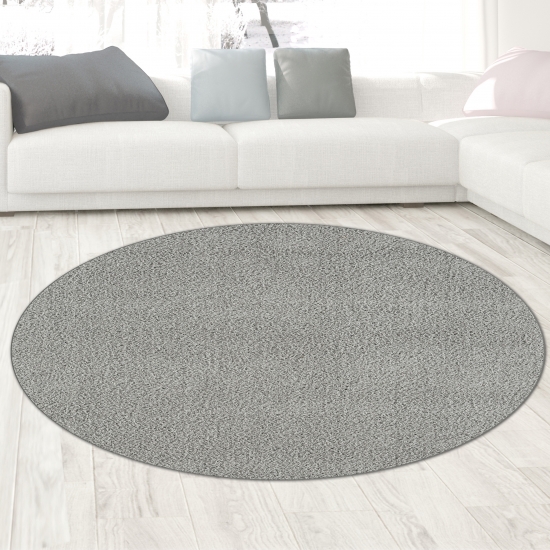 Preview: Wohnzimmer Teppich flauschig warm • Unidesign grau Preview: Wohnzimmer Teppich flauschig warm • Unidesign grau