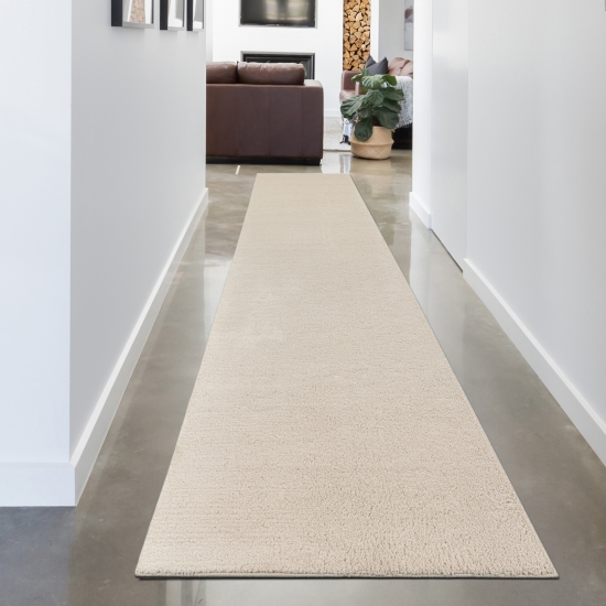 Preview: Moderner Creme Teppich samtig weich pflegeleicht für Wohnzimmer, Schlafzimmer, Esszimmer Preview: Moderner Creme Teppich samtig weich pflegeleicht für Wohnzimmer, Schlafzimmer, Esszimmer
