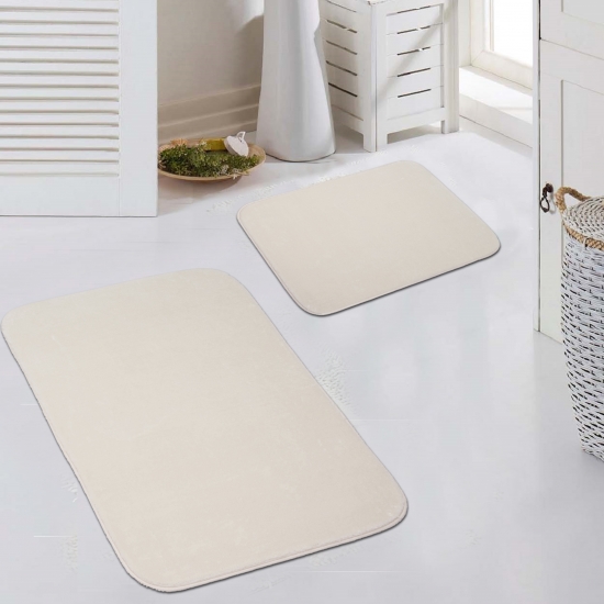 Moderner Creme Teppich samtig weich pflegeleicht für Wohnzimmer, Schlafzimmer, Esszimmer