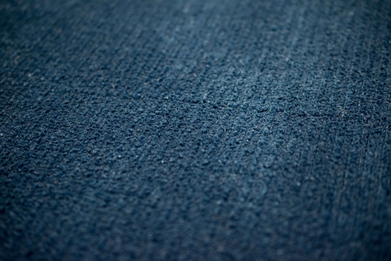 Teppich Wohnzimmerteppich Läufer uni blau