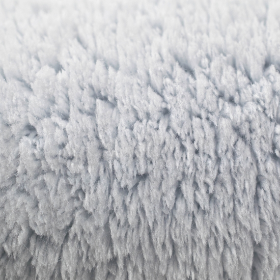 Preview: Badematte Badgarnitur Set 2-teilig Duschvorleger Badteppich waschbar grau