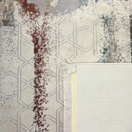 Moderner Gebetsteppich mit Kalligrafie-Design und Moschee-Motiv