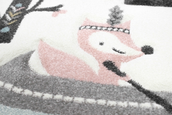 Preview: Spielteppich Kinderzimmer Teppich Camping Zelt Bären Berge Wohnwagen Tannen Fluss creme grau grün Preview: Spielteppich Kinderzimmer Teppich Camping Zelt Bären Berge Wohnwagen Tannen Fluss creme grau grün