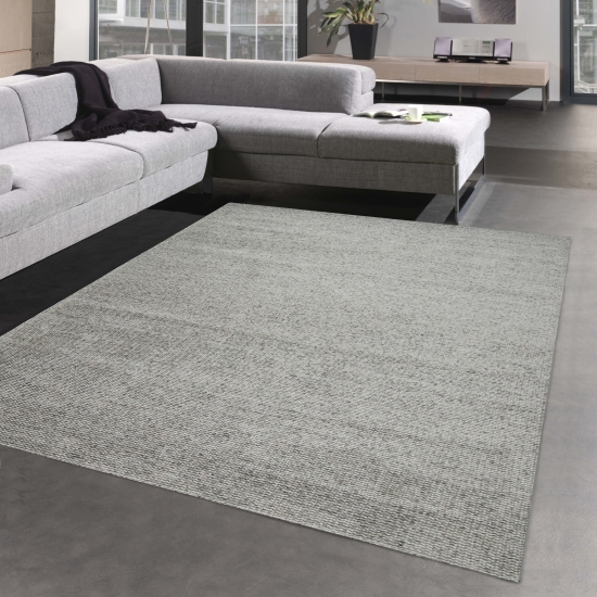 Teppich für Schlaf- & Gästezimmer in beige grau