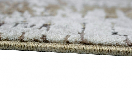 Teppich Luxus Designerteppich Wollteppich Paisley Muster beige braun