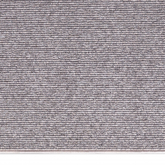 Teppich flach-gewebt für Eingang & Diele • einfarbig in grau
