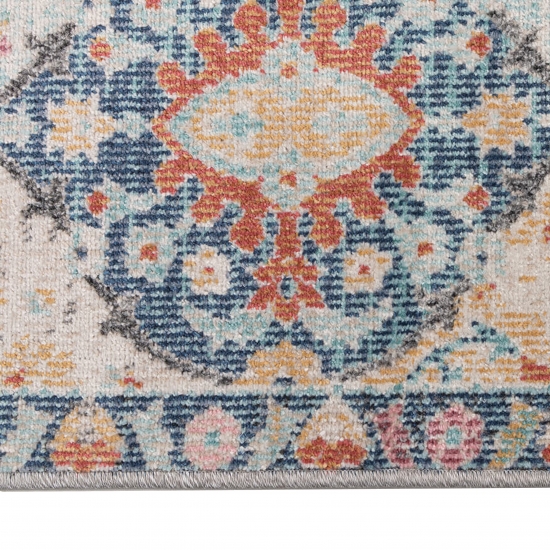 Teppich Outdoor Orientteppich Wohnzimmerteppich Ornamente bunt