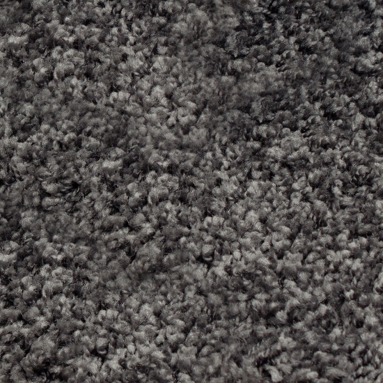 Preview: Shaggy Teppich in Grau – moderner Hochflor Teppich mit weicher Struktur und zeitlosem Design