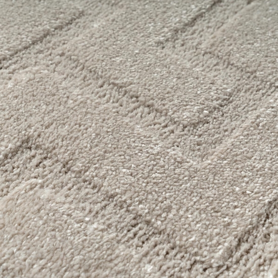 Teppich Designer grau elegant strukturiert modern