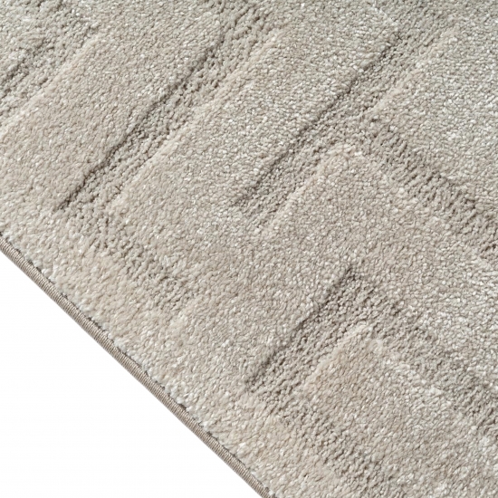 Teppich Designer grau elegant strukturiert modern