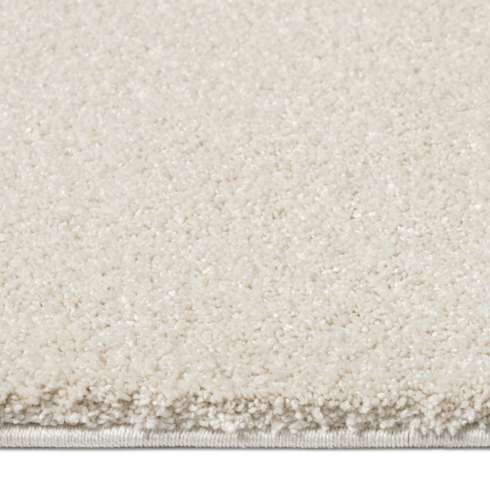 Teppich für Diele & Flur – langlebig – Unifarbe in creme