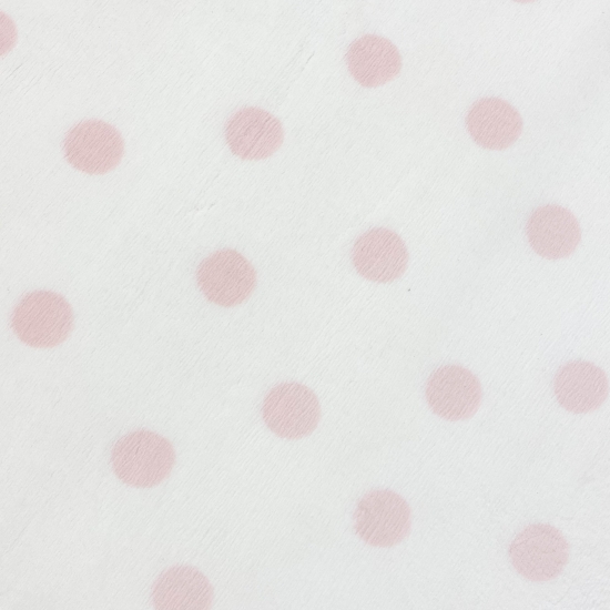 Teppich Spielteppich rosa Punkte flauschig in creme