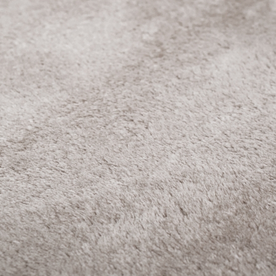 Ovaler Badezimmer Teppich – pflegleicht – in sand