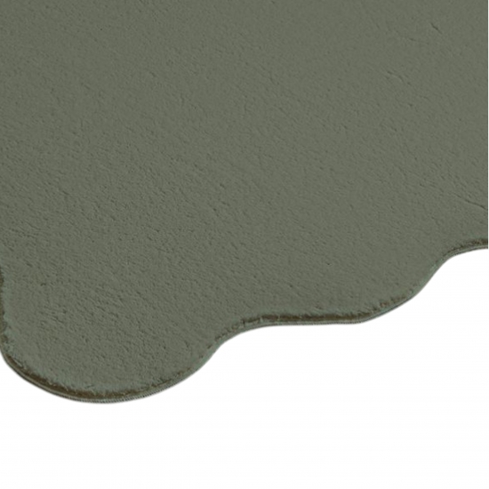 Preview: Design Teppich forest grün moderne Wellenform