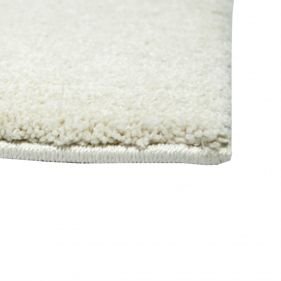 Teppich Creme modern Uni elegant hell zeitlos weich