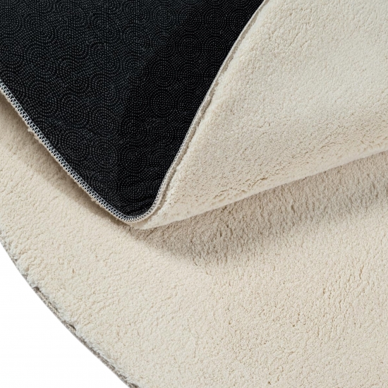 Design Teppich Shape in eleganter Freiform weich Beige