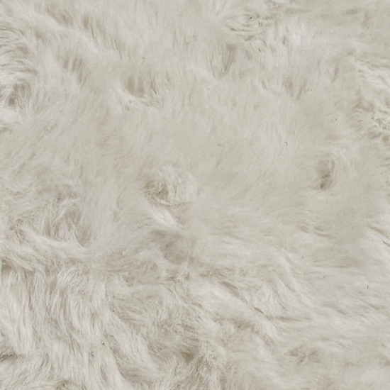 Kunstkaninchenfell Wohnzimmer Dekoteppich schön weich • creme